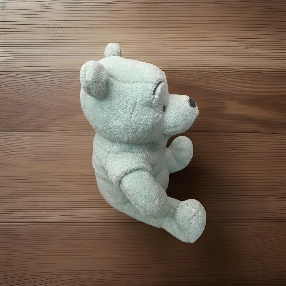 Disney Store Plush‎ Spring Lagoon Mint green WINNIE THE POOH Bear plush RARE